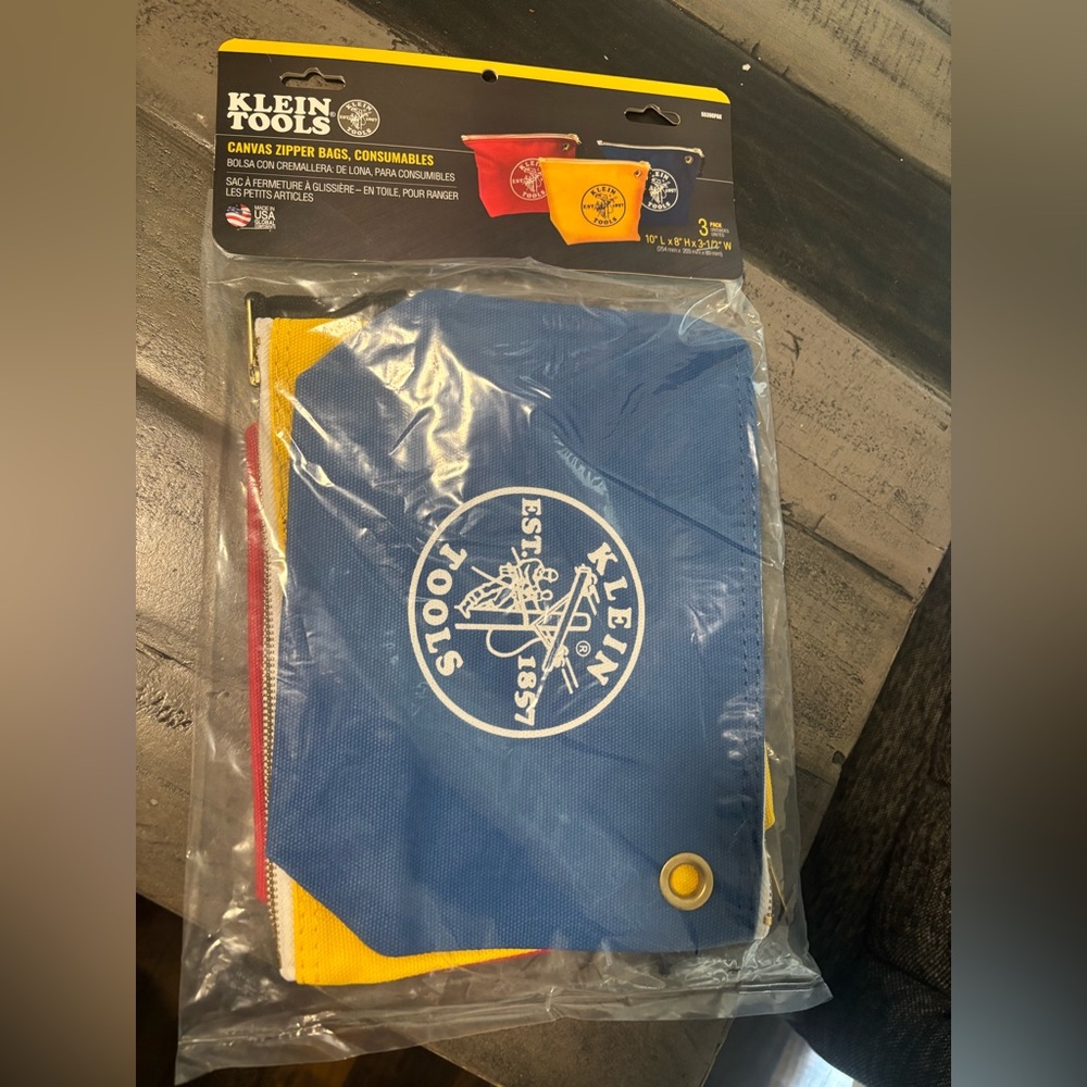 Canvas zipper bags, consumables - Picture 4 of 7